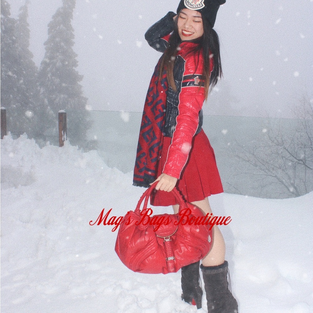 Fendi x Moncler: Limited Edition Ski Spy Bag in Fire Engine Red 🔥 (500 only)
